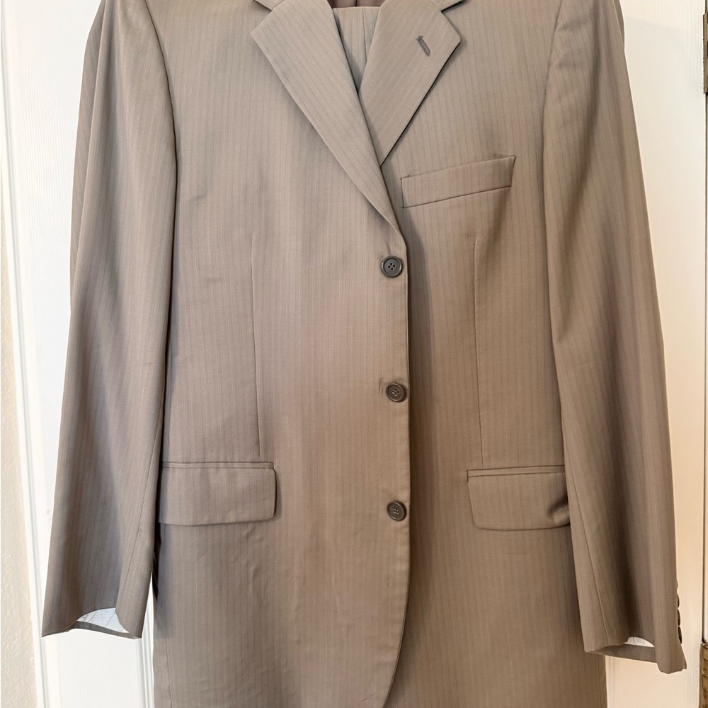Pietro Brunelli Light Brown Men's Suit - 42L